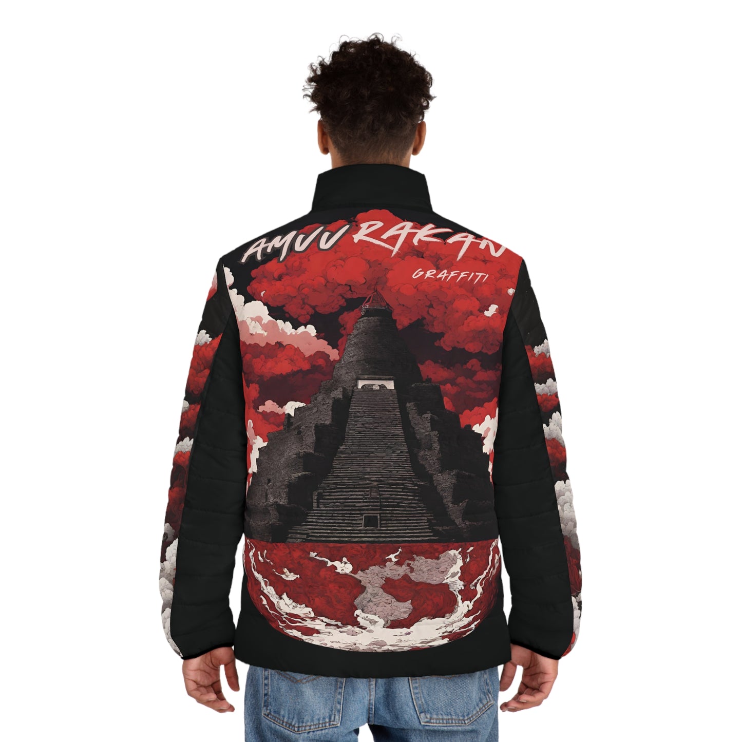 Men's Puffer Jacket (AOP)