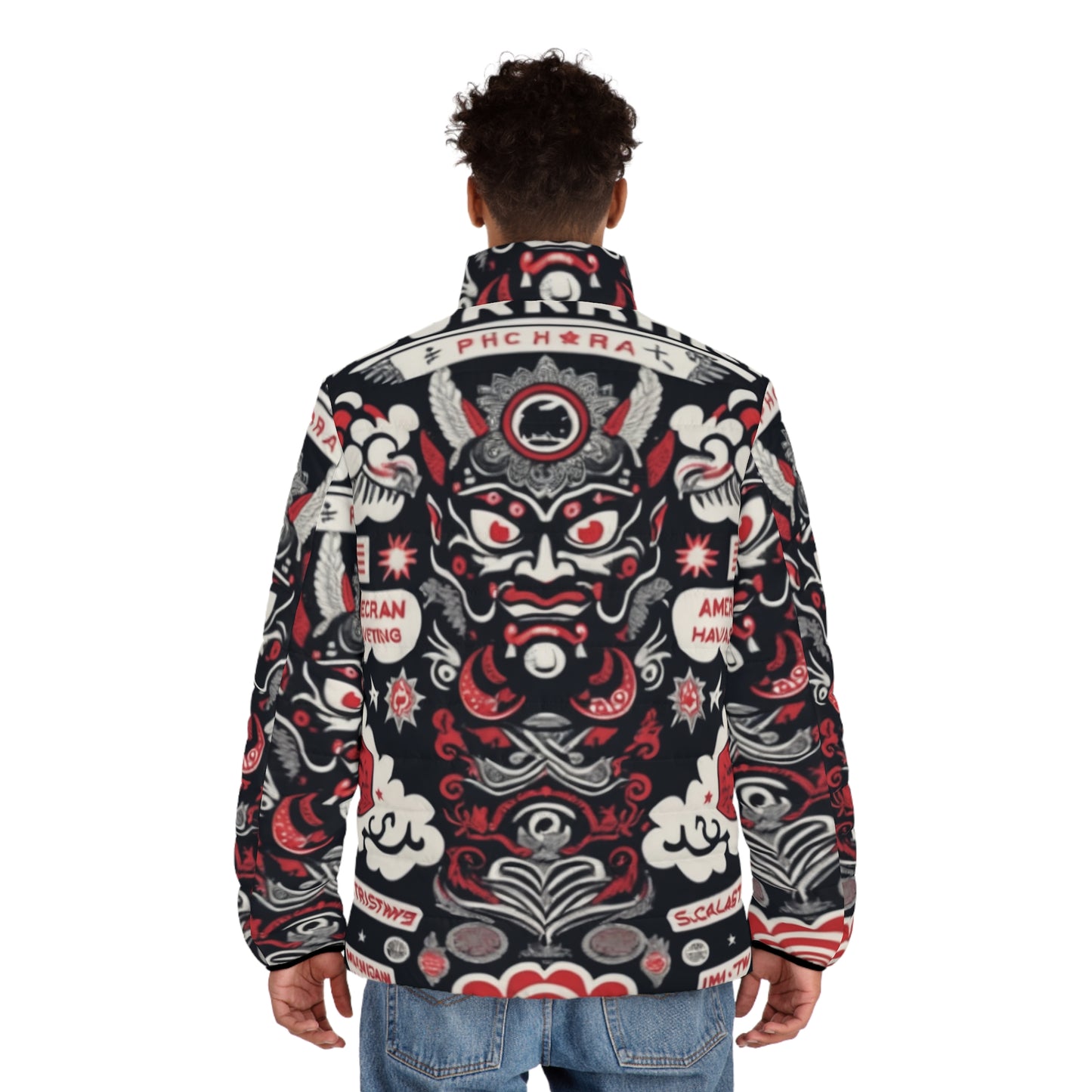 Men's Puffer Jacket (AOP)