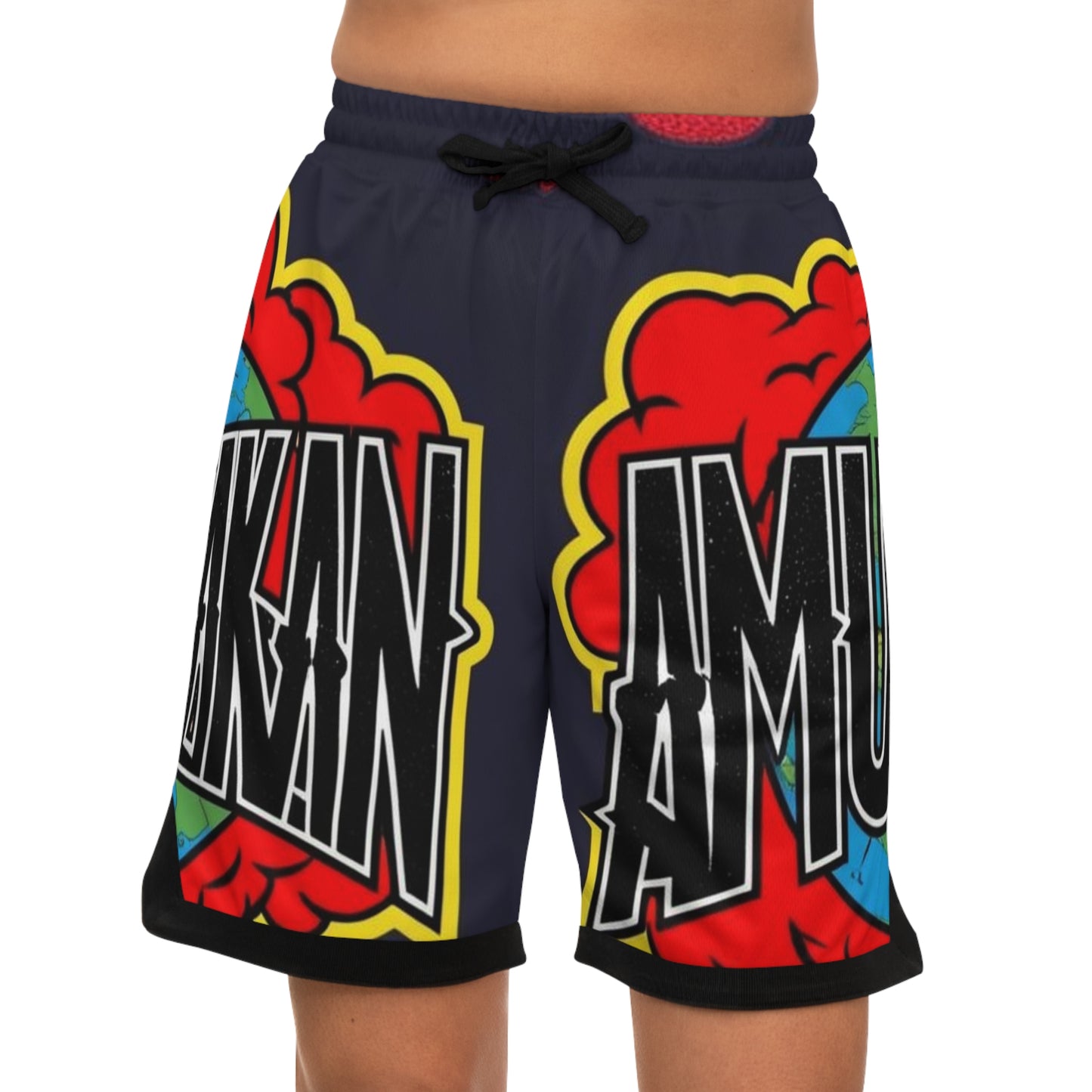 Basketball Rib Shorts (AOP)