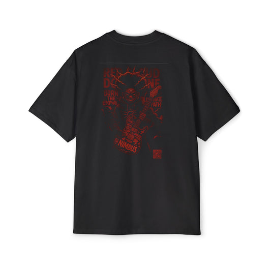 Electric Storm Oversized Tee, Graphic Tee, Unique Men's Shirt, Casual Wear, Outdoor Adventure, Music Festival Outfit