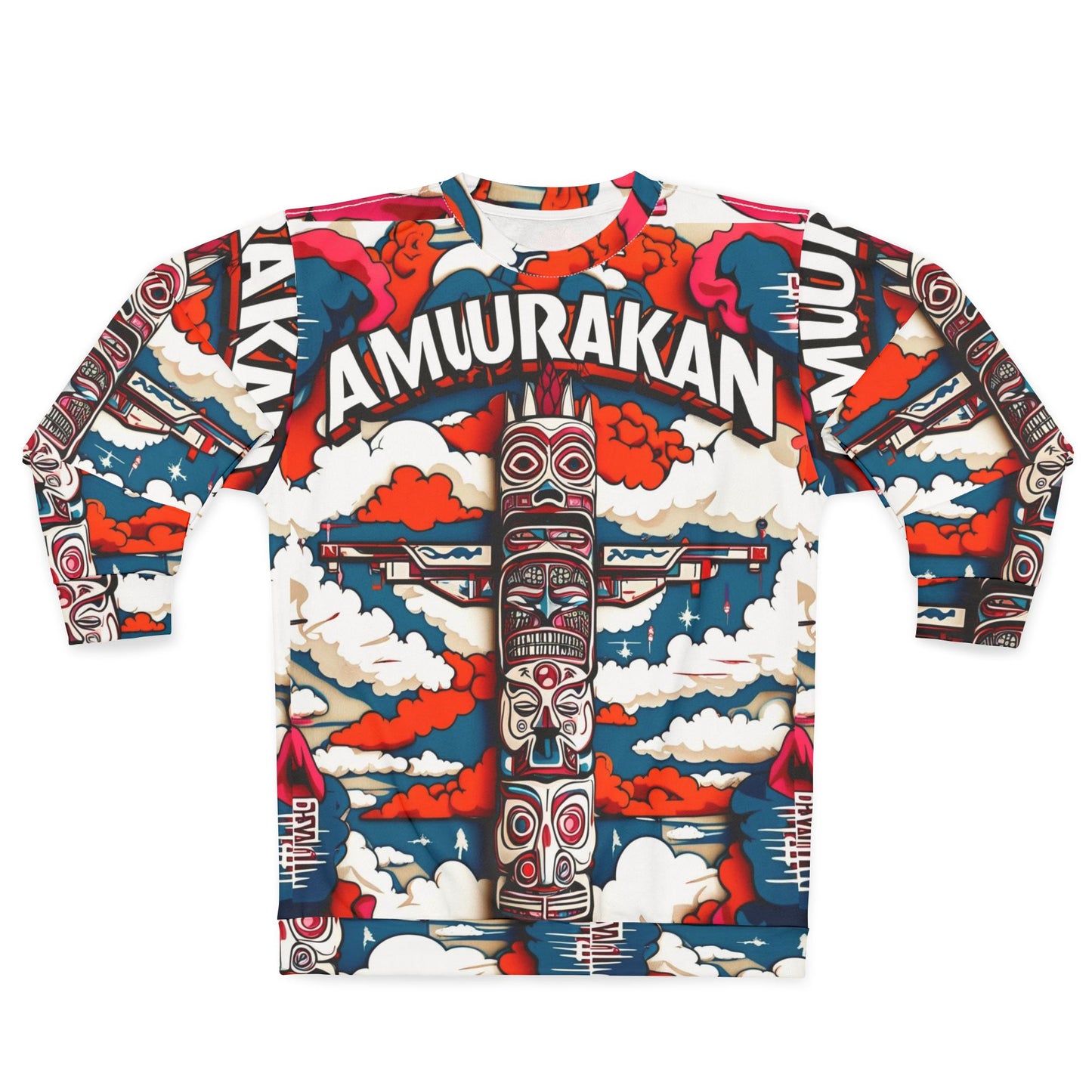Rwb allover print sweatshirt