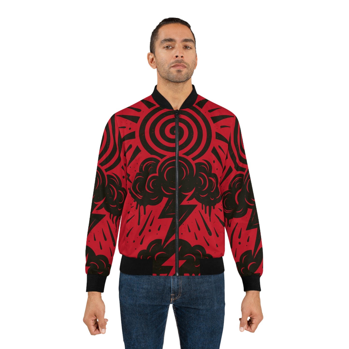 Men's Bomber Jacket - Amuurakan Nimbus Sigil All Over Print