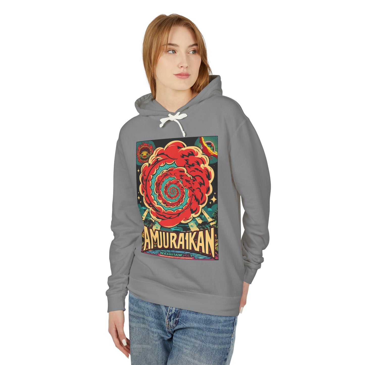 Unisex Lightweight Hooded Sweatshirt