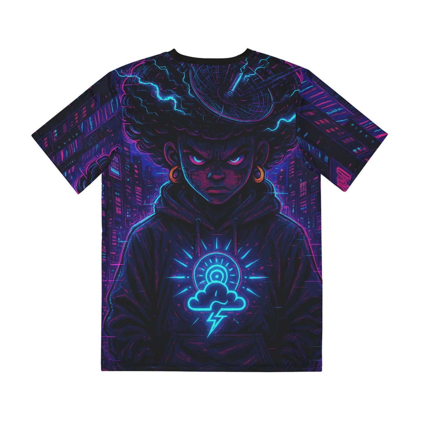 Vibrant Artistic Men's Tee, Urban Style Shirt, Graphic Tee for Music Lovers, Streetwear Fashion, Perfect Gift for Hip-Hop Fans