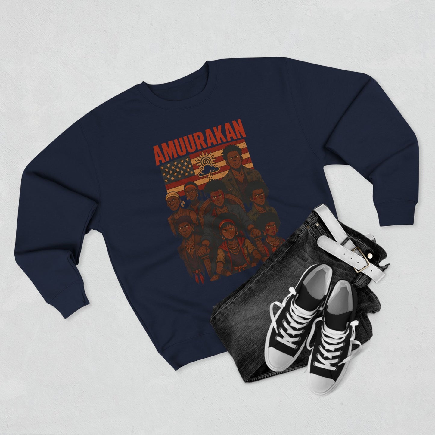 Vintage-Style Unisex Crewneck Sweatshirt, Retro Graphic Sweatshirt, Cozy Fall Layer, Gift for Music Lovers, Unisex Fashion