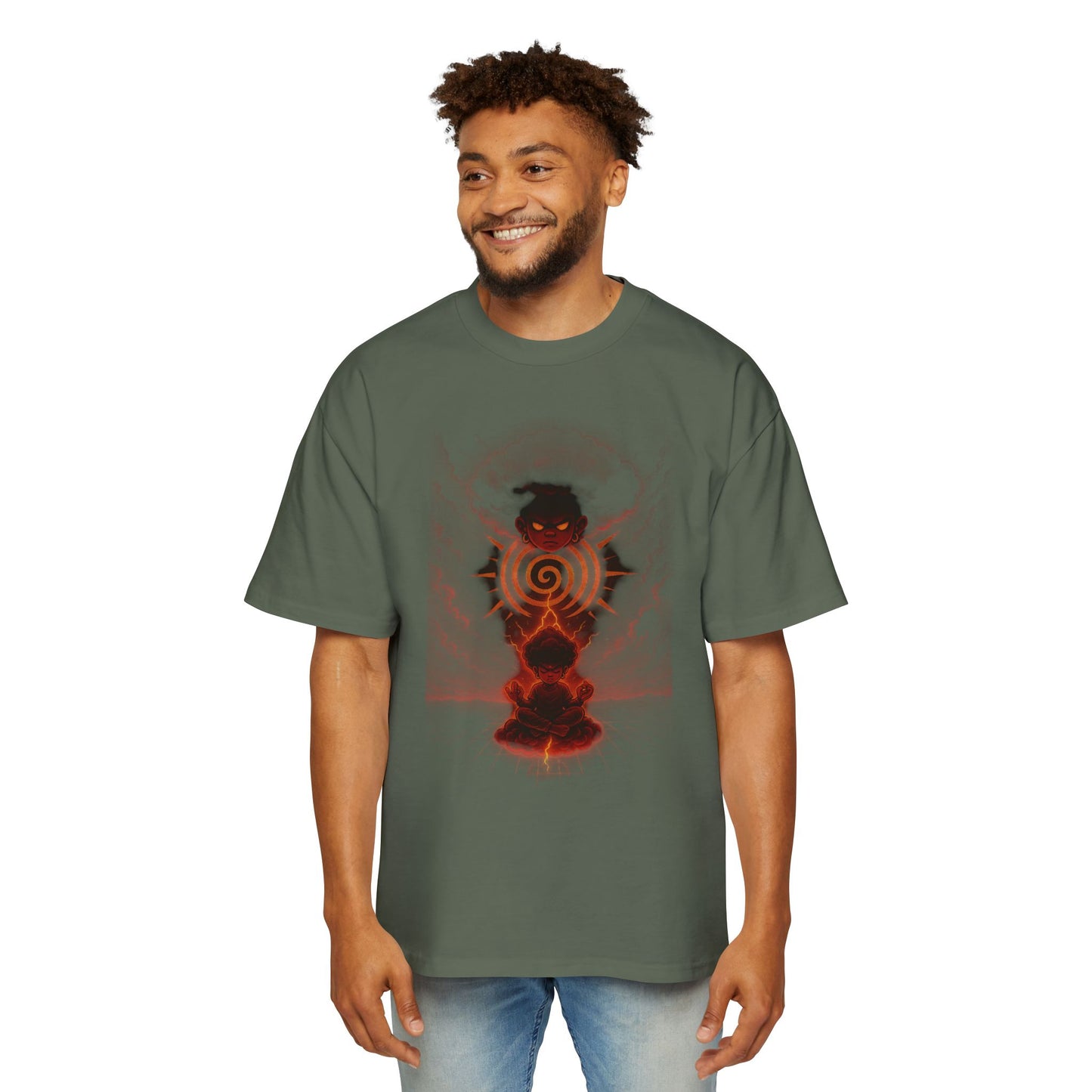 Amuurakan Cosmic Wave Graphic Tee — Vintage Space Surf T-Shirt