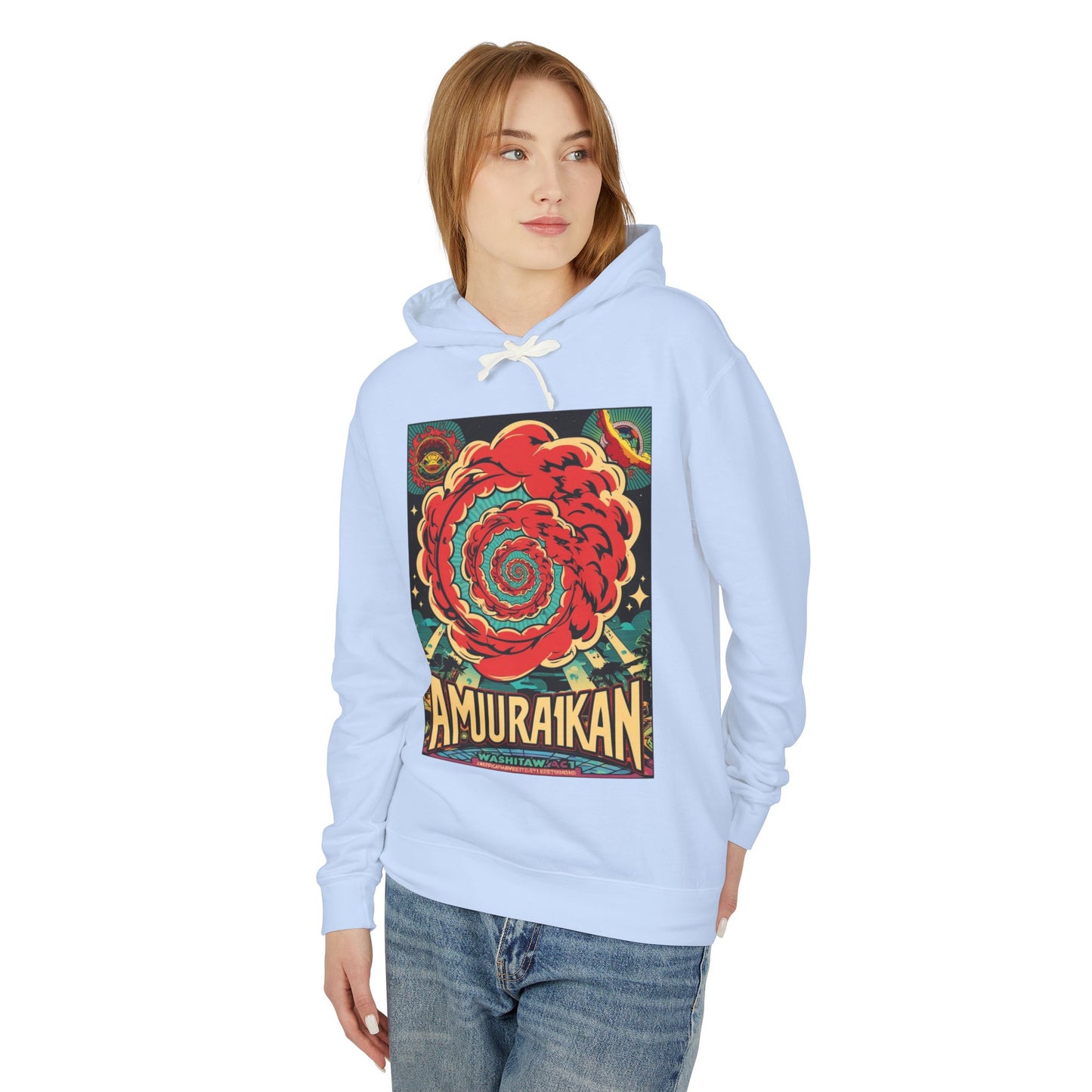 Unisex Lightweight Hooded Sweatshirt