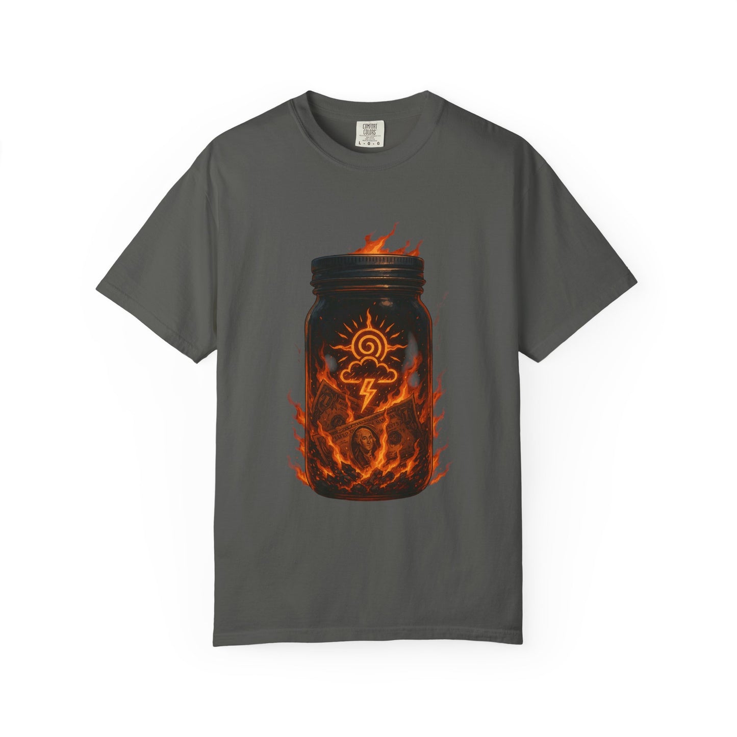 Fire Jar Graphic T-Shirt — "Amuurakan Nimbus: Burn the Empire"