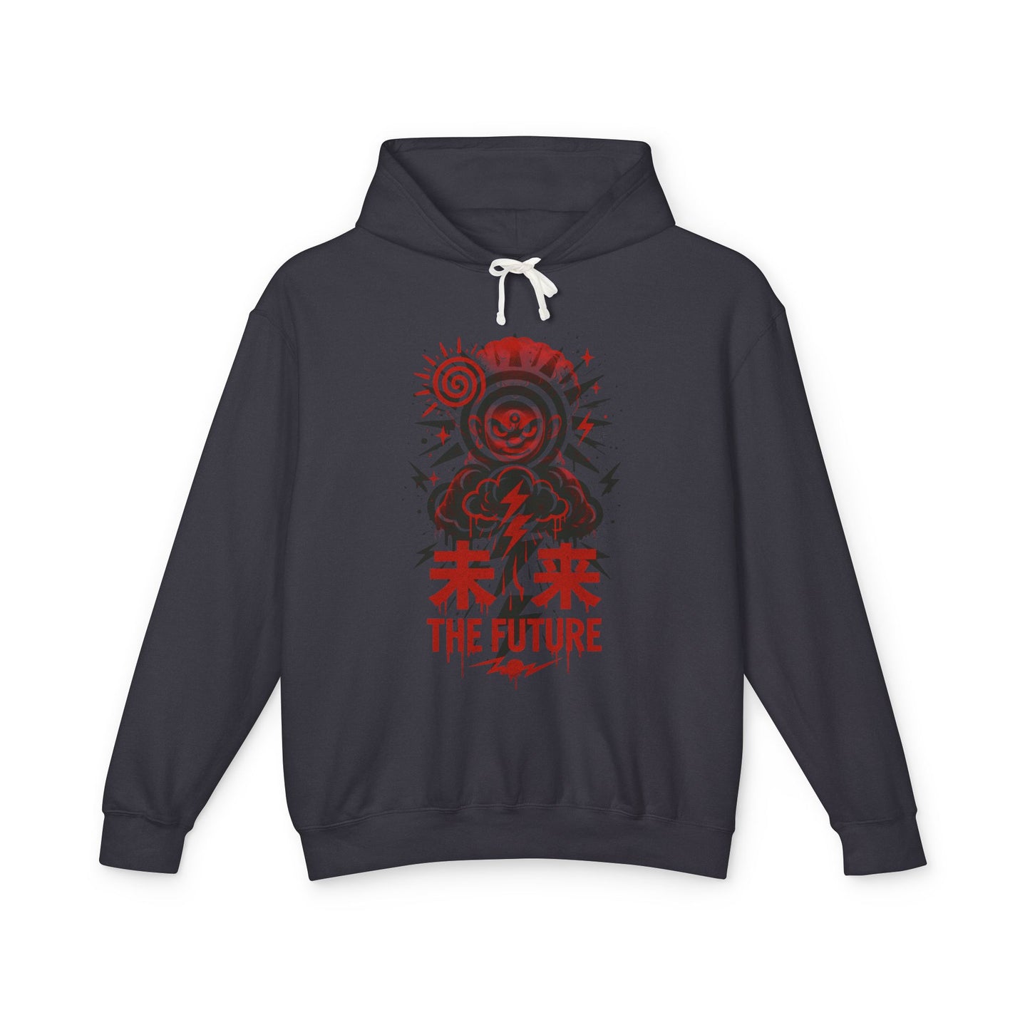 Future Vibes Hoodie, Unisex Lightweight Sweatshirt, Trendy Casual Wear, Everyday Comfort, Gift for Friends, Unique Art and Design