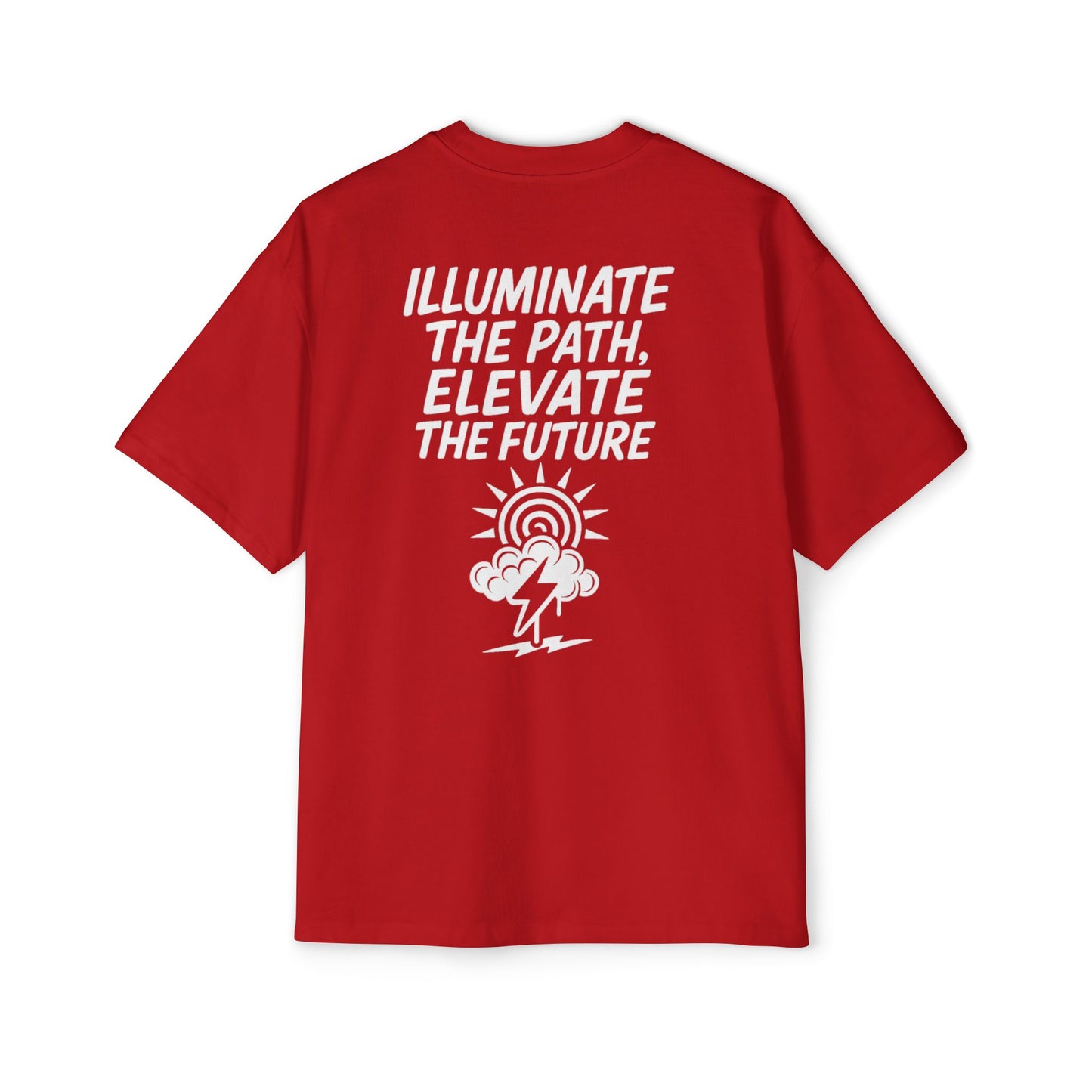 Nimbus Graphic Tee — "Amuurakan Nimbus" Sun & Storm Oversized Shirt