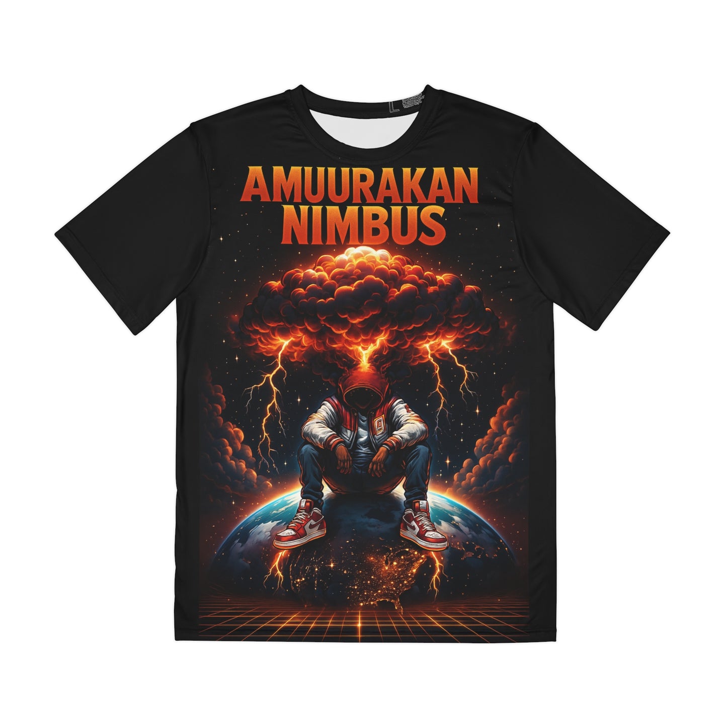 Amuurakan Nimbus Graphic Tee — Retro Stormstreet Urban Gamer T-Shirt