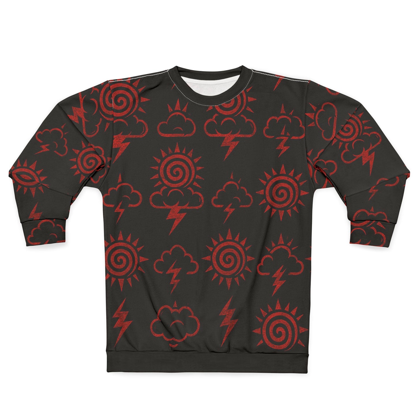Vibrant Stormy Unisex Sweatshirt, Cozy Gift for Weather Lovers, Perfect for Casual Outings, Unique Fashion Statement, Trendy Streetwear