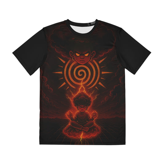 Amuurakan Nimbus Firestorm Graphic Tee — Anime-Inspired Power Design