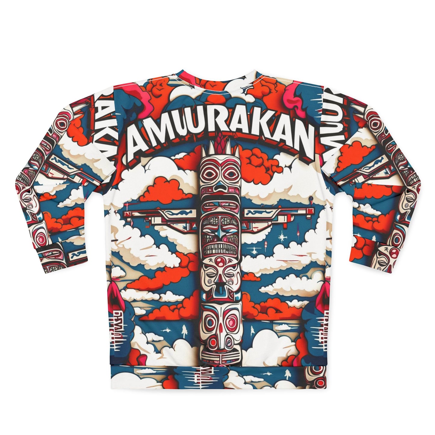 Rwb allover print sweatshirt