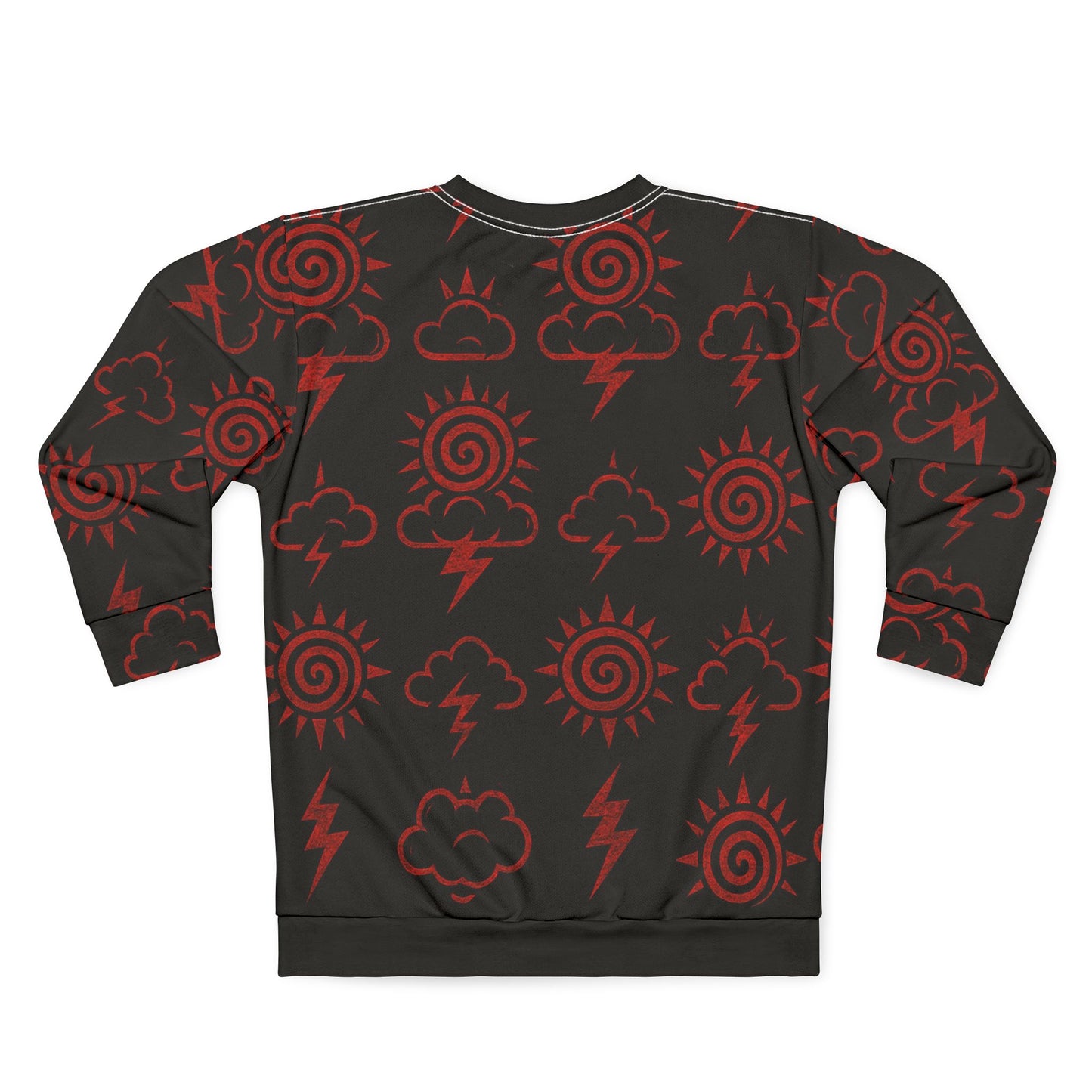 Vibrant Stormy Unisex Sweatshirt, Cozy Gift for Weather Lovers, Perfect for Casual Outings, Unique Fashion Statement, Trendy Streetwear
