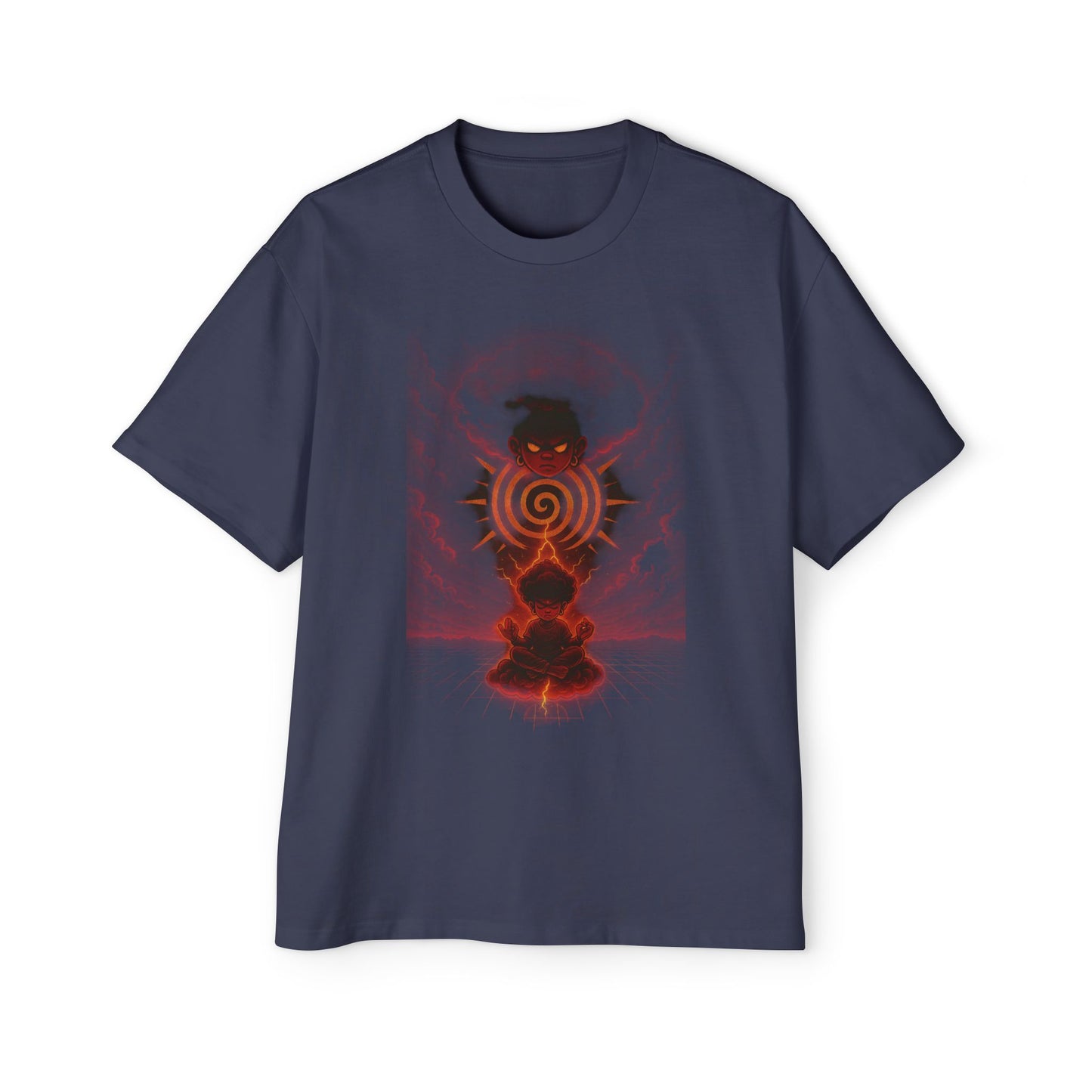 Amuurakan Cosmic Wave Graphic Tee — Vintage Space Surf T-Shirt