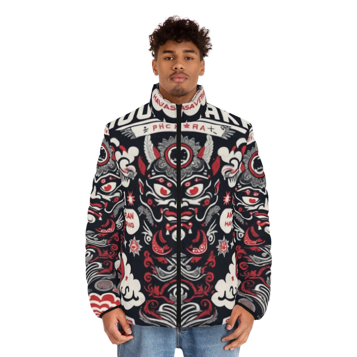 Men's Puffer Jacket (AOP)
