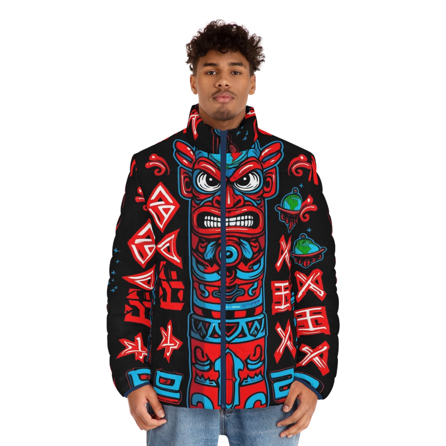 Men's Puffer Jacket (AOP)