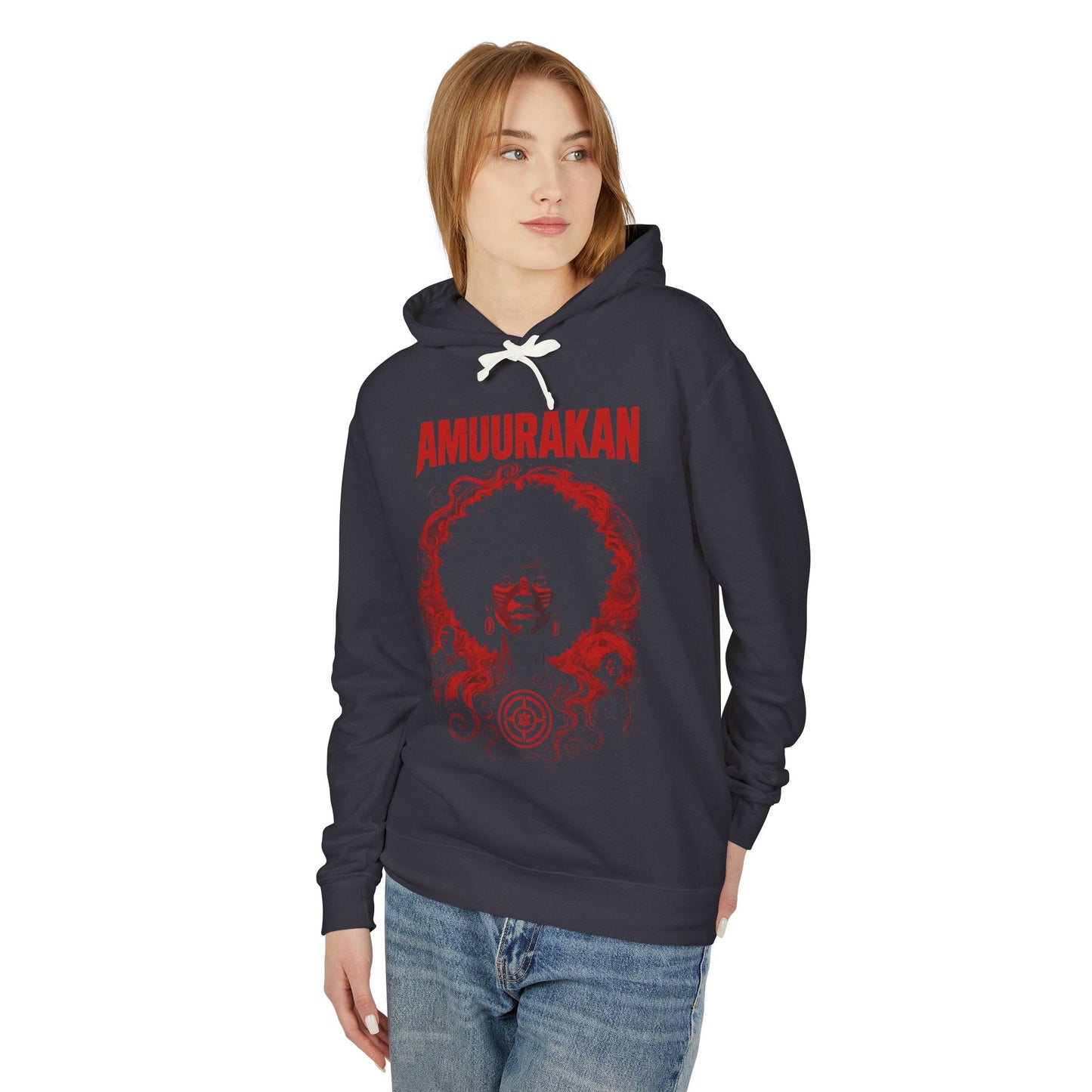 Amuurakan Unisex Lightweight Hooded Sweatshirt - Cozy Casual Wear, Unique Art Design, Gift for Music Lovers, Roadtrip Essential, [...]