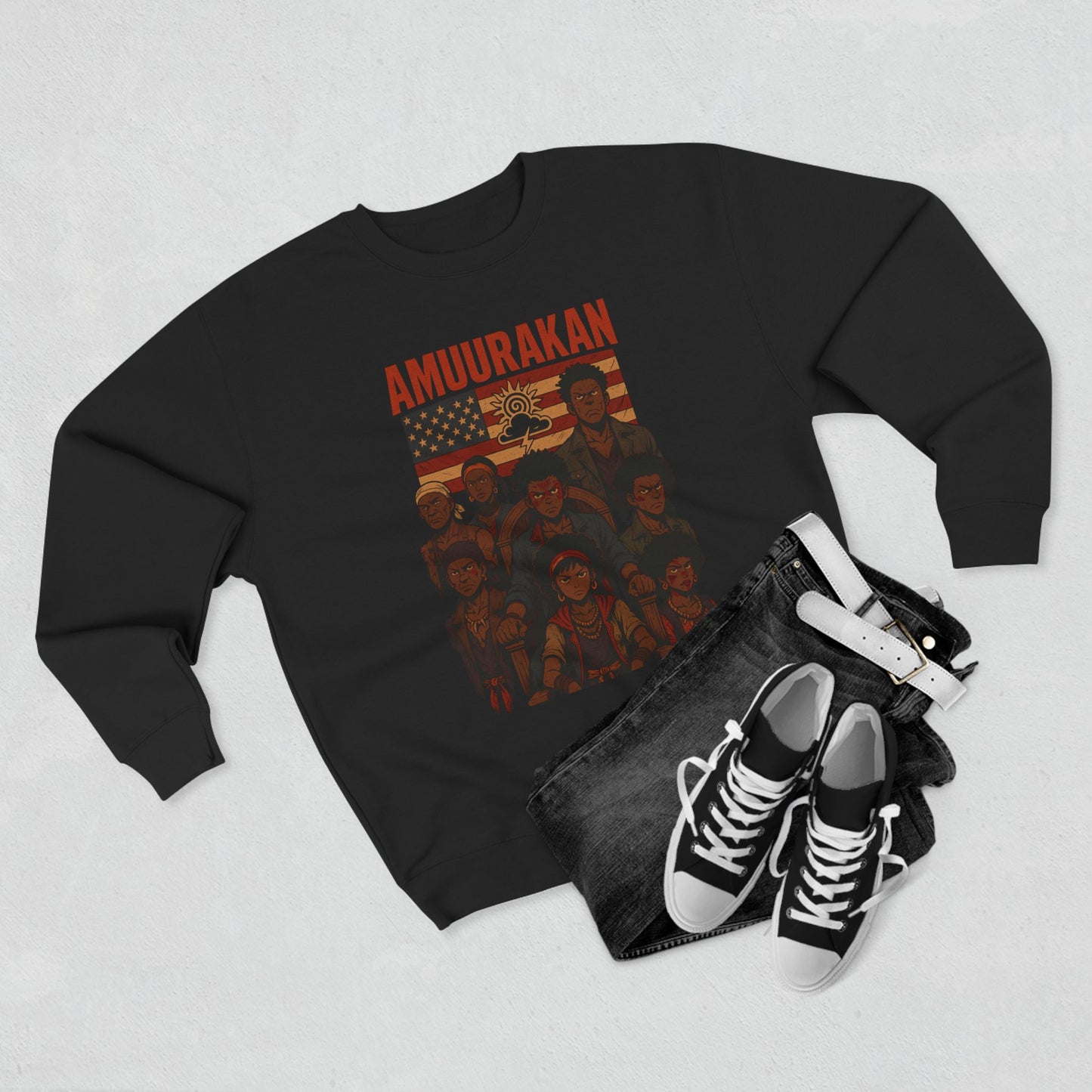 Vintage-Style Unisex Crewneck Sweatshirt, Retro Graphic Sweatshirt, Cozy Fall Layer, Gift for Music Lovers, Unisex Fashion